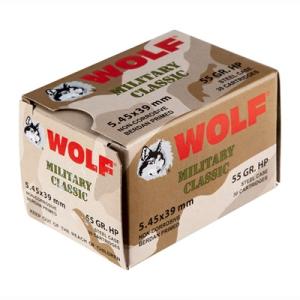 Wolf Performance Military Classic 5.45x39mm Ammunition 30 Rounds JHP 55 Grains MC545BHP