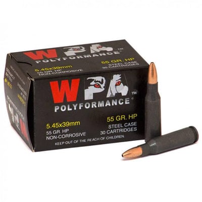 Wolf Polyformance 5.45x39mm 55 Grain HP 30 Rounds