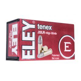 ELEY Americas Tenex Ammo 22 Long Rifle 40gr Lead Flat Nose - 22 Long Rifle 40gr Lead Flat Nose 50/Box