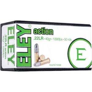 ELEY Action .22 LR All-Purpose Accuracy Ammunition, 50 Rounds – 03200