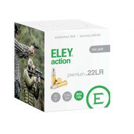 ELEY Action Premium 22 LR Ammunition 300 Rounds 40 Grain Lead Round Nose 1090 fps [FC-650911003234]