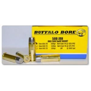 Buffalo Bore .500 JRH Ammo 440 Grain FN Hard Cast 1325 fps 20 Rounds