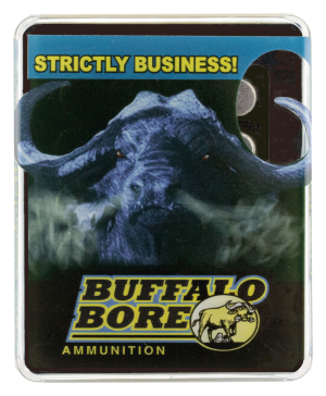 Buffalo Bore Ammunition 45 Auto Rim (Not ACP) +P 255 Grain Hard Cast Lead Flat Nose Box of 20 