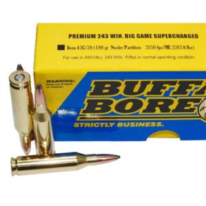 Buffalo Bore .243 Winchester Ammunition 100 Grain NP 3150 fps 20 Rounds