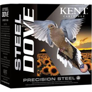 Kent Steel Dove 20 Gauge Ammunition 2-3/4" Shell #6 Precision Steel Shot 7/8oz 1400 fps 250 Rounds