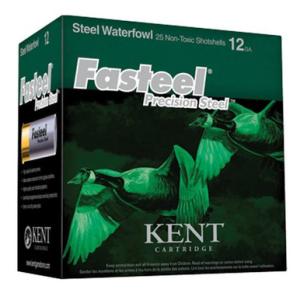 Kent Ammo Fasteel 12 Gauge 2.75" #4 Steel 1.0625 oz 25 Rounds