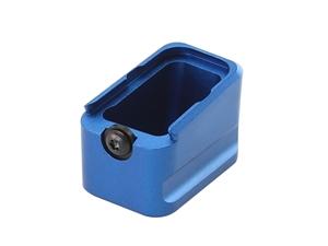 Warne Glock 19/23 Magazine Extension, +5/4, Blue WAR-MEG19-5/4BU