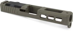 Zaffiri Precision Glock 19 RTS Slide RMR Cut, Olive Drab