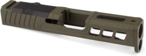 Zaffiri Precision RTS Glock 43 ZPS.3 RMSc Cut Slide, OD Green ZPS343OD