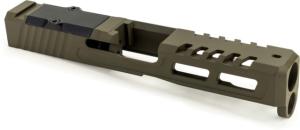 Zaffiri Precision Glock 19 Gen 5 RTS RMR Cut Slide, OD Green