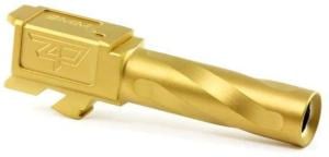 Zaffiri Precision Glock 26 Gen 1-4 Flush & Crown Barrel, Titanium Nitride