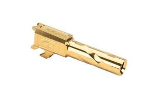 Zaffiri Precision Springfield Hellcat Flush & Crown Barrel, Gold 