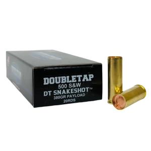 Doubletap Ammunition DT SnakeShot .500 S&W 380 gr #9 20rds Handgun Shotshell for Maximum Stopping Power - 500SWSS2 