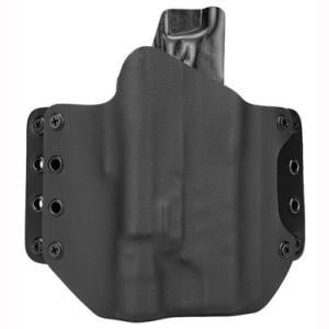 Kimber 2K11 Blackpoint RH Leather Wing Light Mounted OWB Holster