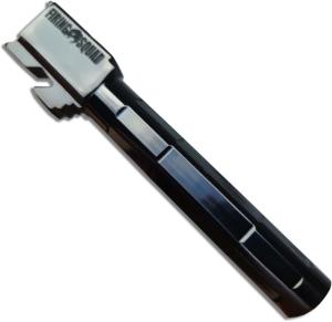 Firing Squad Firearms Glock 17 Gen 1-4 Non-threaded Polished Barrel, Black, G17 gen 1-4, 437 