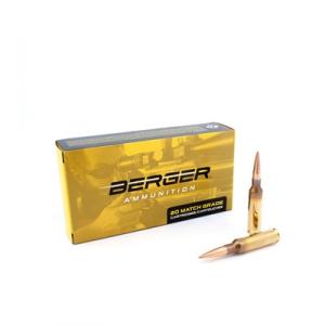Berger Rifle 6.5mm Creedmoor 144 gr Long Range Hybrid Target Brass Cased Centerfire 20 Rounds 31081