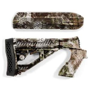Adaptive Tactical Mossberg 500, 590, Maverick 88 EX Performance Forend and Adjustable Stock 12 Gauge Polymer Kryptek Highlander