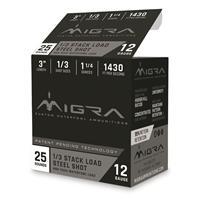 Migra Combinational 12 Gauge 1 1/4 oz 3in Centerfire Shotgun Ammo 25 Rounds M-12S1-3