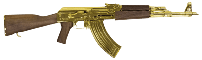 Zastava M70 24kt Gold Plated AK47 7.62x39mm ZR7762WMGL