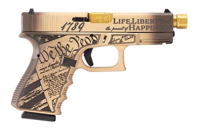 Glock 19 Gen 3 'Constitution' Laser Engraved 9mm GLUI19502