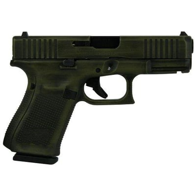 Glock 19 Gen 5 FXD W/FRONT SERRATIONS 15RD US Bazooka Green Distressed
