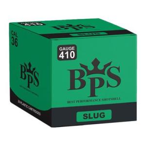 BPS .410 Bore Slug Ammo 116 Grain 2.5" Shotshells Centerfire 250 Rounds