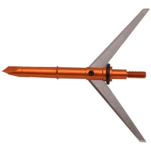 Dead Ringer Super Freak Extreme Broadhead 100 Grain 2-Blade Expandable O-Ring 2-3/4" Cut Orange 3-Pack