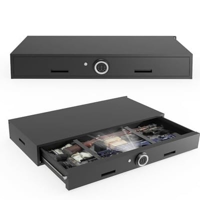 Eltean 7"H Under Bed Gun Safe