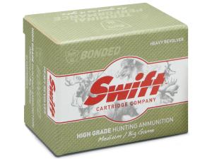 Swift High Grade Heavy Revolver Hunting Ammunition 460 S&W Magnum 300 Grain Swift A-Frame Box of 20 - 474057