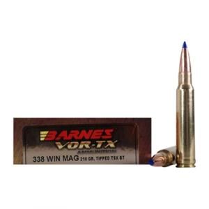 Barnes Bullets Vor-Tx 338 WM 210Gr TTSX BT 20bx
