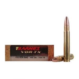 Barnes Bullets 22017 VOR-TX 416 Remington Magnum Per 20 400Gr TSX-FB