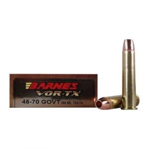 Barnes Vor-Tx 45-70 Government Ammo - 45-70 Government 300gr Triple-Shock X Flat Nose 20/Box 21579
