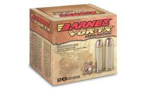 Barnes Vor-TxHandgun Hunting Cartridges .44 Magnum X Pistol Bullet 225 Grain 20 - Rounds 21545 716876154449