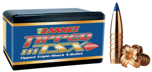 Barnes Tipped Triple-Shock X Bullets - 25 Caliber (0.257'''') 100gr Boat Tail 50/Box 716876257348