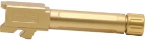 True Precision Glock 26 Threaded Barrel, Gold TiN