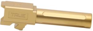 True Precision Glock 26 Non-Threaded Barrel, Gold TiN