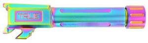 True Precision Springfield Hellcat Threaded Barrel, Rainbow TPSHCBXTS