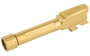 True Precision Glock 48 Threaded Barrel, Gold TiN 719104540434
