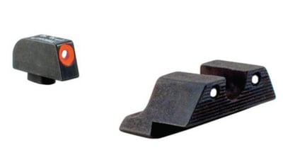 Trijicon Heavy Duty Glock Night Sight Set, Orange / Black