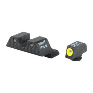 Trijicon Large Frame HD Glock Night Sight Set, Yellow