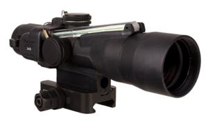 Trijicon ACOG 3X30mm Dual Illuminated Green Chevron .233/62 Grain Includes Q-LOC Mount