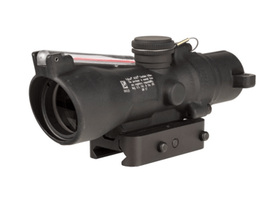 Trijicon ACOG 3x24 Low Height Dual Illum Red Horseshoe/Dot .223/55gr. Ballistic Compact Riflescope w/Q-LOC Mount 719307314139
