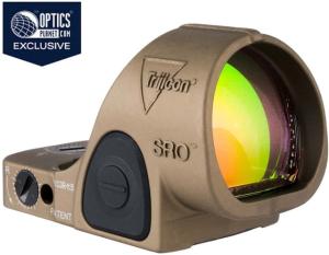 OPMOD Trijicon SRO Sight Adjustable LED 5.0 MOA Red Dot, Coyote Brown, 2500022
