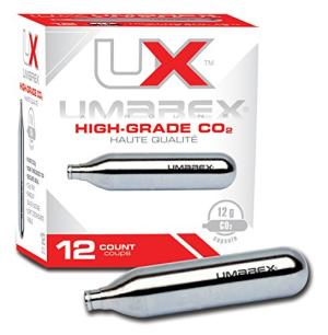 Umarex High Grade 12 Gram CO2 Cartridges for Airguns or Paintball Guns