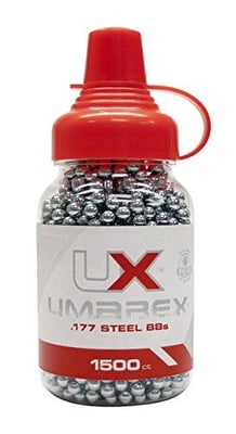 Umarex Precision Steel BBs 5.1 grains, Speedloader, 1,500ct, 0.177 0.177
