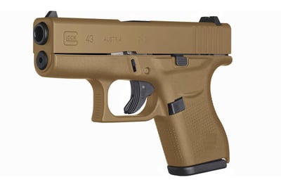 Glock 43 FDE 9mm GLUI4350201FDE