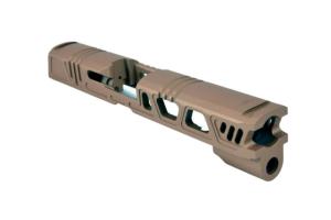 Gun Cuts Cyberpunk Sig Sauer P320 Full Size / M17 Slide, Smoked Bronze