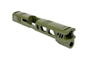 Gun Cuts Cyberpunk Sig Sauer P320 Full Size / M17 Slide, Noveske Bazooka Green