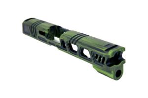 Gun Cuts Cyberpunk Sig Sauer P320 Full Size / M17 Slide, Battleworn Zombie Green