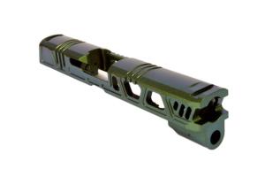 Gun Cuts Cyberpunk Sig Sauer P320 Full Size / M17 Slide, Radioactive Green